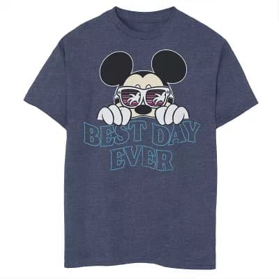 Disney's Mickey Mouse Boys 8-20 Best Day Ever Graphic Tee