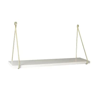 Belle Maison White Shelf Wall Decor