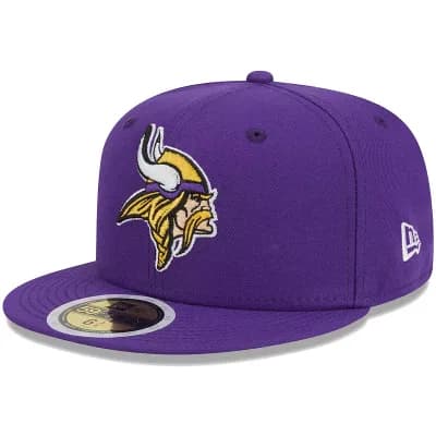 Youth New Era Purple Minnesota Vikings Main 59FIFTY Fitted Hat