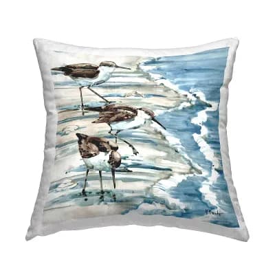 Stupell Home Decor Three Sandpipers Decorative Throw Pillow