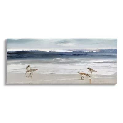 Stupell Home Decor Sandpipers Sea Shore Canvas Wall Art