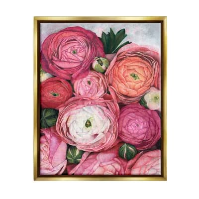 Stupell Home Decor Romantic Red Peonies Budding Canvas Wall Art