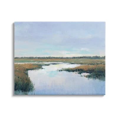 Stupell Home Decor Rural River Landscape Canvas Wall Art