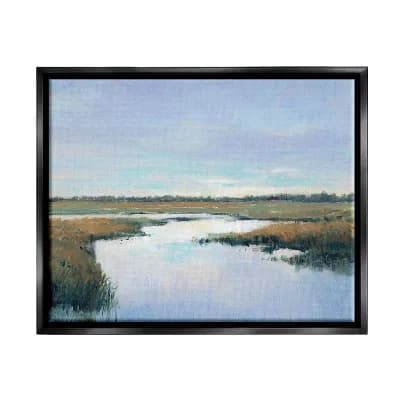 Stupell Home Decor Rural River Horizon Framed Wall Art