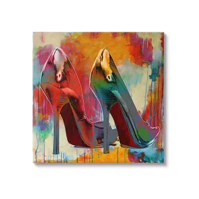 Stupell Home Decor Urban Style Glam Heels Wall Art
