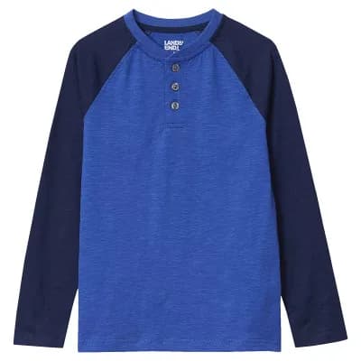 Boys 8-20 Husky Lands' End Henley Shirt
