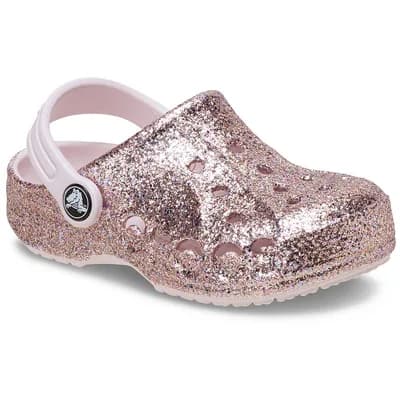 Crocs Baya Toddler Glitter Clogs