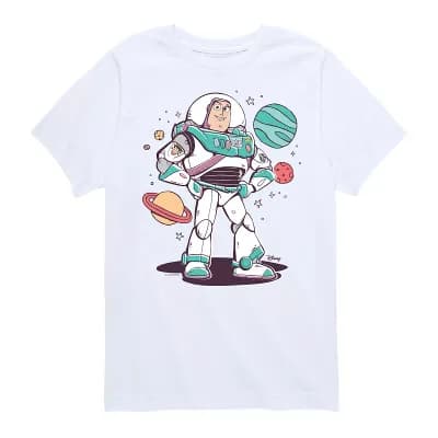 Disney / Pixar's Toy Story Buzz Lightyear Boys 8-20 Planets Graphic Tee