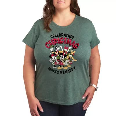 Disney's Mickey Mouse & Friends Plus Celebrating Christmas Graphic Tee
