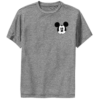 Disney's Mickey Mouse Boys 8-20 Oops Face Performance Tee