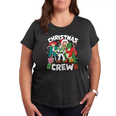 Disney / Pixar's Toy Story Plus Size Christmas Crew Graphic Tee