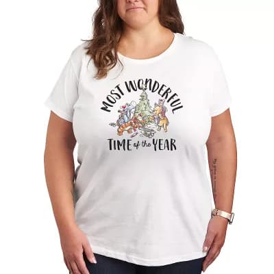 Disney's Winnie The Pooh Plus Wonderful Time Graphic Tee