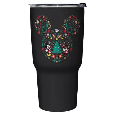 Disney's Mickey Mouse And Minnie Christmas Icons 27-oz. Stainless Steel Travel Mug