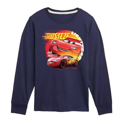 Disney / Pixar's Cars Lightning McQueen Boys 8-20 Rusteze Long Sleeve Graphic Tee