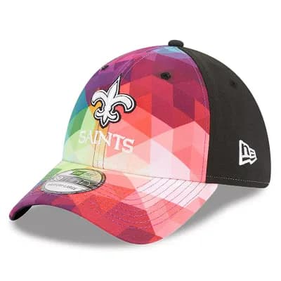 Men's New Era Pink New Orleans Saints 2023 NFL Crucial Catch 39THIRTY Flex Hat