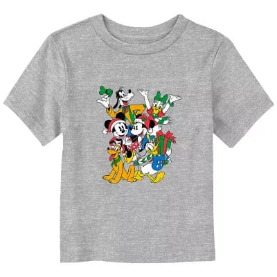Disney's Mickey Mouse & Friends Toddler Boy Christmas Gathering Graphic Tee