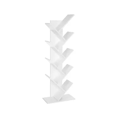 Tree Bookshelf, 8 tier Floor Standing Bookcase, With Wooden Shelves For Living Room, Home Office