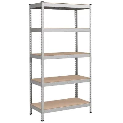 Heavy-Duty 5 tier Storage Shelves Boltless Assembly Steel Shelving Unit for Garage or Home
