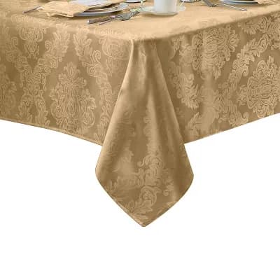 Threadmade Barcelona Jacquard Damask Rectangle Tablecloth