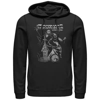 Disney's The Nightmare Before Christmas Vintage Poster Men's Graphic Hoodie