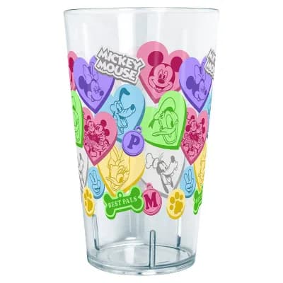 Disney's Mickey Mouse And Friends Candy Hearts Graphic Tritan Tumbler