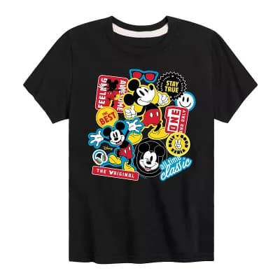 Disney's Mickey Mouse Boys 8-20 Icons Graphic Tee