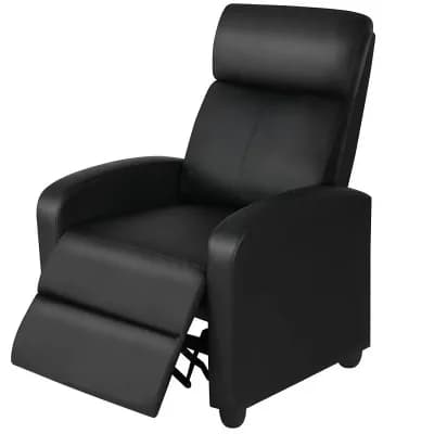 High-density Faux Leather Push Back Recliner Chair