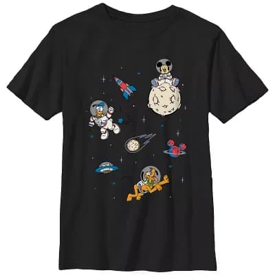 Disney's Mickey Mouse And Friends In Space Boys 6-20 Graphic Tee