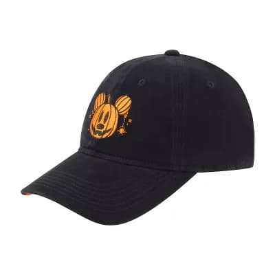 Disney's Mickey Mouse Adult Pumpkin Head With Plaid Underbrim Hat
