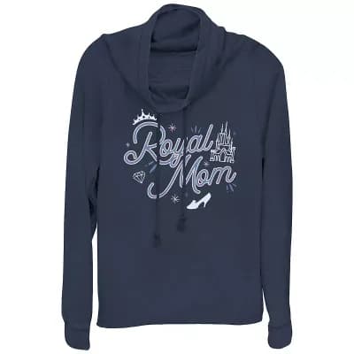 Disney's Cinderella Royal Mom Women's Cowlneck Graphic Lightweight Long Sleeve