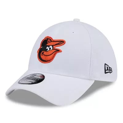 Men's New Era White Baltimore Orioles 39THIRTY Flex Hat