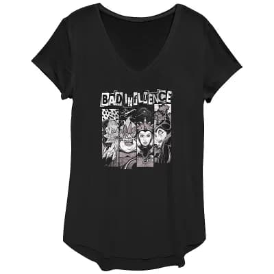 Disney Villain Juniors' Bad Influence Ladies Graphic Tee