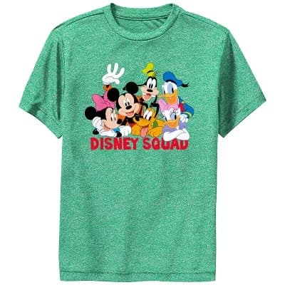 Disney's Mickey Mouse And Friends Disney Squad Performance Boys 8-20 Graphic Tee