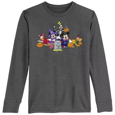 Disney's Mickey Mouse And Friends In Halloween Costumes Boys 8-20 Graphic Tee