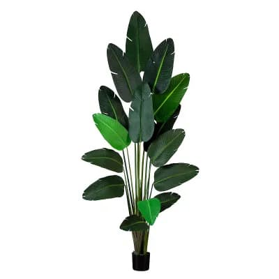nearly natural 9-ft. Artificial Travelers Palm Tree Floor Decor