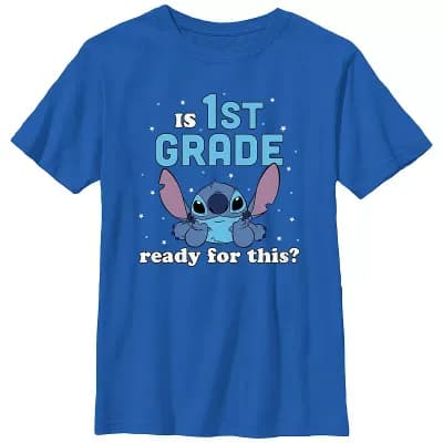 Disney's Lilo & Stitch Is 1st Grade Ready For This Boys 8-20 Graphic Tee