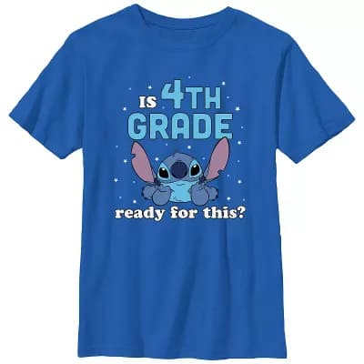 Disney's Lilo & Stitch Is 4th Grade Ready For This Boys 8-20 Graphic Tee