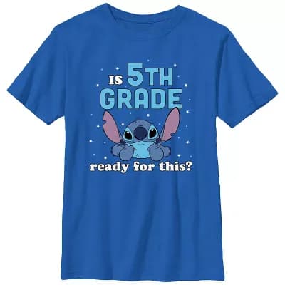 Disney's Lilo & Stitch Is 5th Grade Ready For This Boys 8-20 Graphic Tee