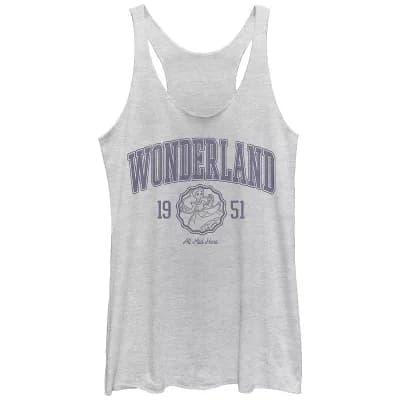 Disney's Alice In Wonderland Alice Collegiate Juniors' Racerback Tank Top
