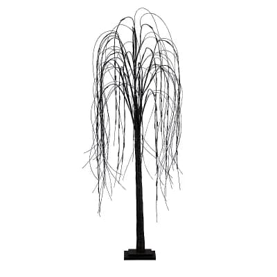 nearly natural 5-ft. Pre-Lit Halloween Black Willow Artificial Fall Tree