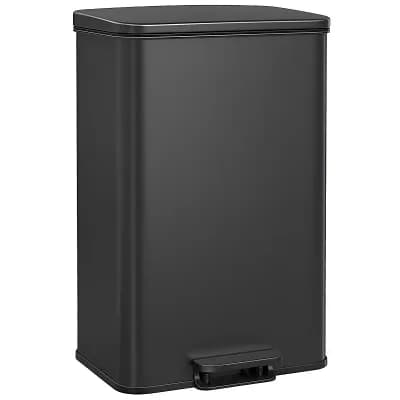 Compact 10.5 Gallon Trash Can - Perfect for Home & Office Waste Management