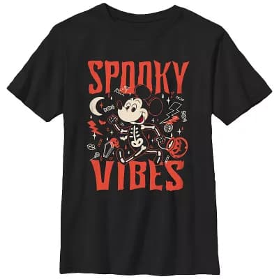 Disney's Mickey Mouse Spooky Vibes Boys 6-20 Graphic Tee