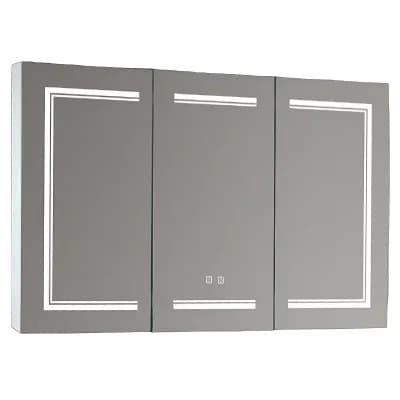 FCH Bathroom Wall Cabinet with 2 Plugs, 2 USB Ports and Anti-fog Features