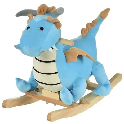 Safe and Fun Baby Rocking Horse for 18-36 Months - Soft Plush Material