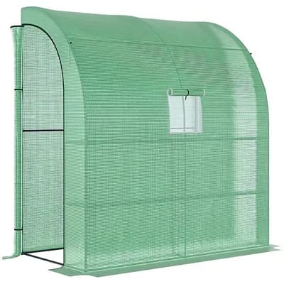 Water-resistant, Powder-coated steel frame Walk-in Mini Greenhouse