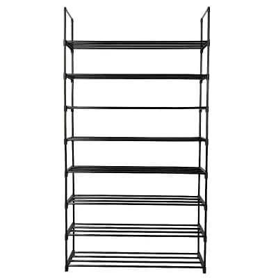 2 Set 4 tier Shoe Rack Shoe Tower Shelf Storage Organizer For Bedroom, Entryway