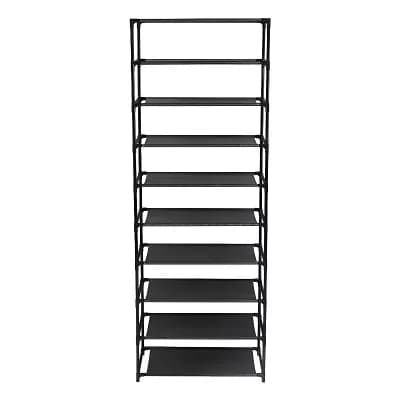 10 tier Stackable Shoe Rack Storage Shelves