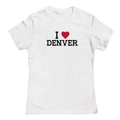 Junior's I Heart Denver Graphic Tee