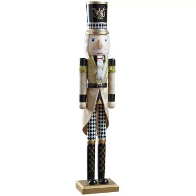 BrylaneHome 36""H Wooden Nutcracker