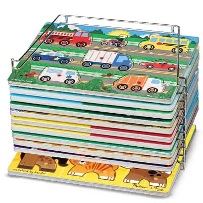 Melissa & Doug Single Wire Puzzle Rack